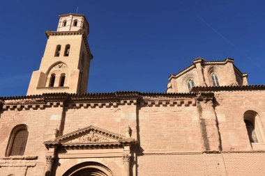 church of Santa Maria la Mayor, Tamarite de Litera, Huesca province, Aragon, Spain clipart