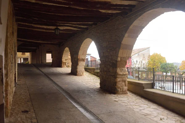 Tér Benabarre Huesca Tartományban Aragónia Spanyolország — Stock Fotó