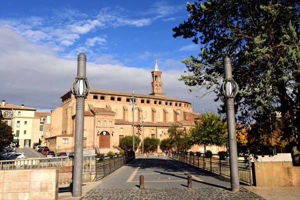 Templom San Francisco Barbastro Huesca Tartományban Aragónia Spanyolország — Stock Fotó