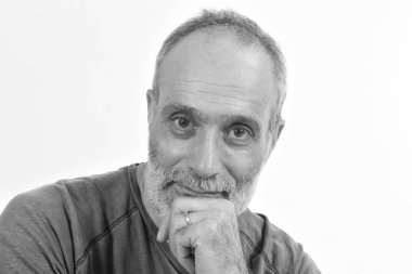 adam portresi orta yaşlı