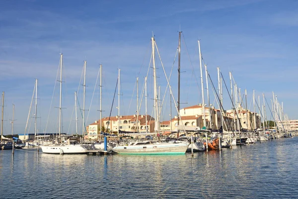 Port Leucate Aude Langwedocja Roussillon Francja — Zdjęcie stockowe