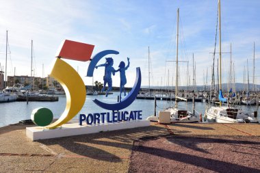 monument Port Leucate, Aude, Languedoc Roussillon, France