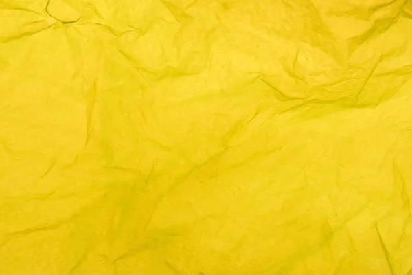 Detail Texture Yellow Plastic Bag — Stock Photo, Image