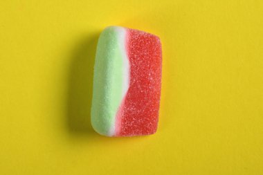 karpuz şeker Sarı zemin üzerine