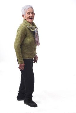 tam bir kadın kıdemli portresi