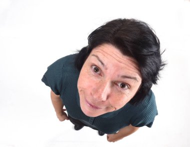 Kadın alay beyaz yapma