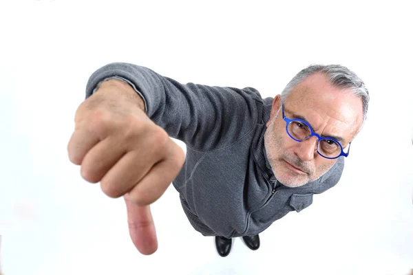 Man  screaming on white background — Stock Photo, Image