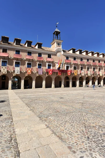 Hlavní náměstí Ocaa, Provincie Toledo, Castilla La Mancha, Španělsko — Stock fotografie