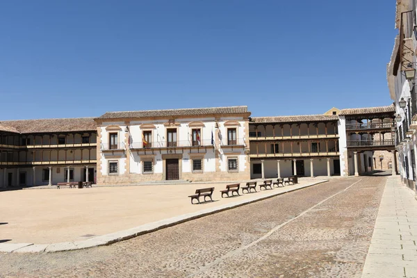 Plaza de Armas de Tembleque, provincia de Toledo, Castilla-La Mancha, Spa —  Fotos de Stock