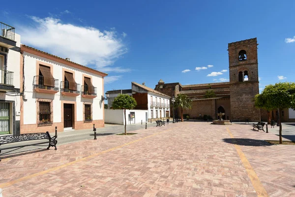 Kerk van Santa Maria de La Granada, Condado de Niebla, Huelva p — Stockfoto