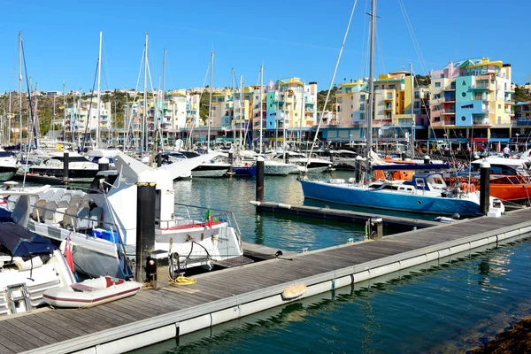 Marina of Albufeira, Algarve, Portugalia — Zdjęcie stockowe