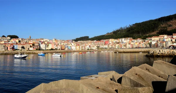 Pueblo pesquero de La Guardia, provincia de Pontevedra, Galicia, Spa — Foto de Stock