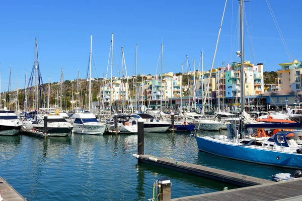 Marina of Albufeira, Algarve, Portugalia — Zdjęcie stockowe