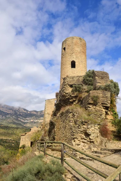 La Baronia Sant Oisme, Noguera, Lleida, provincie, Katalánsko, Spa — Stock fotografie