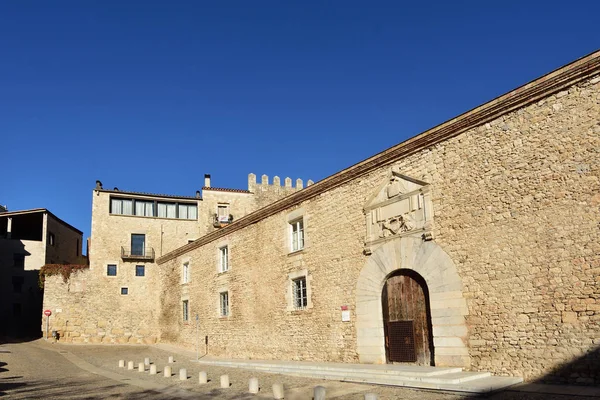 University of Girona building of Les Aligues, Girona, Catalonia, — 스톡 사진