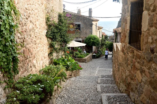 Casco Antiguo Tossa Mar Provincia Girona Cataluña España — Foto de Stock