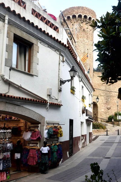 Casco Antiguo Tossa Mar Provincia Girona Cataluña España — Foto de Stock