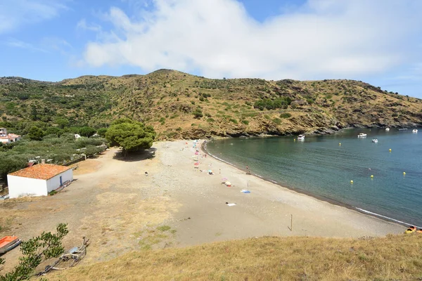 Alt Emporda Girona Daki Joncols Plajı Manzarası Katalonya Spanya — Stok fotoğraf