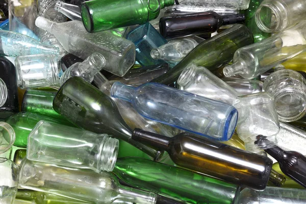 Glass Bottles Recycling — Stock Photo, Image