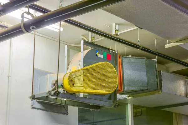 Ventilador Centrífugo Industrial Sistemas Ventilación — Foto de Stock
