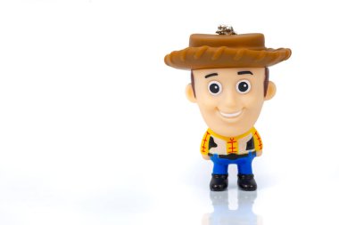Bangkok, Tayland - 27 Mart 2016: Bir stüdyo çekim film Toy Story Woody Disney sonsuz karakter.
