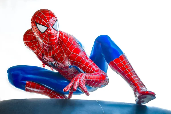Ayuttaya Tailandia Noviembre 2015 Spider Man Modelo Sentarse — Foto de Stock
