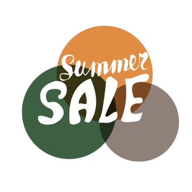 Elle çizilmiş grunge fırça darbeleri ve splatters. El yazılı metin yaz satış, iskonto afiş.