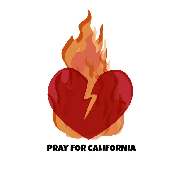 Bir wildfires sonra aşağıda Güney Kaliforniya destek. Yangınlar, kırık kalp ve metin California için dua.