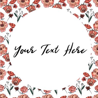 Çiçek kompozisyon mercan gül ve afiş ve kartları Düğünçiçeği. Hassas buketleri. Tekstil, duvar kağıdı, düğün davetiyeleri, kapakları, yüzey, baskı, şal, scrapbooking için çiçek desenli.