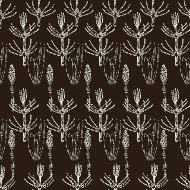 Vintage tarzı Botanik dikişsiz desen. f çeşitli yaprakları
