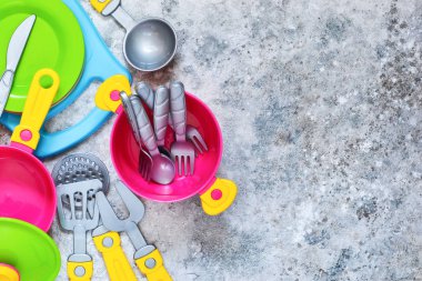 Çocuklar oyuncak. Çocuk sofra oyun için.