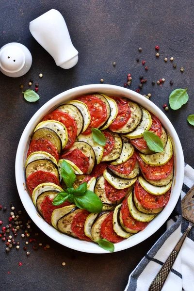 Ratatouille - a traditional vegetable dish of French cuisine.