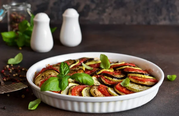 Ratatouille - a traditional vegetable dish of French cuisine. Ra