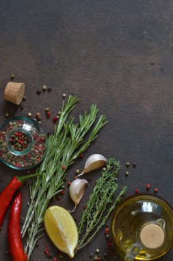 Gıda geçmişi - baharatlar. Bir dizi baharat.