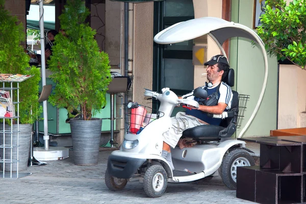 Heraklion Crete 2011 Siesta National Tradition Greece Crete Man Worker — Stock Photo, Image