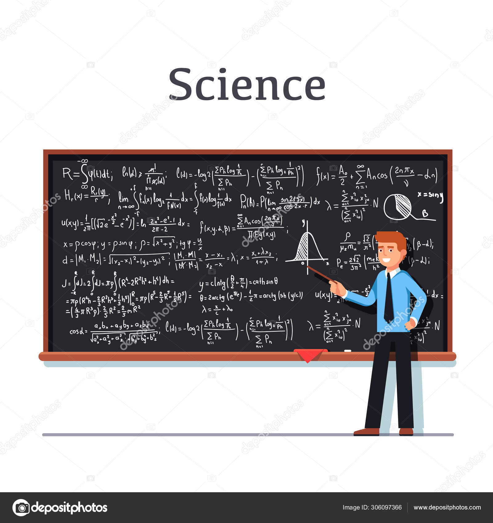 Professor Underviser Tavle