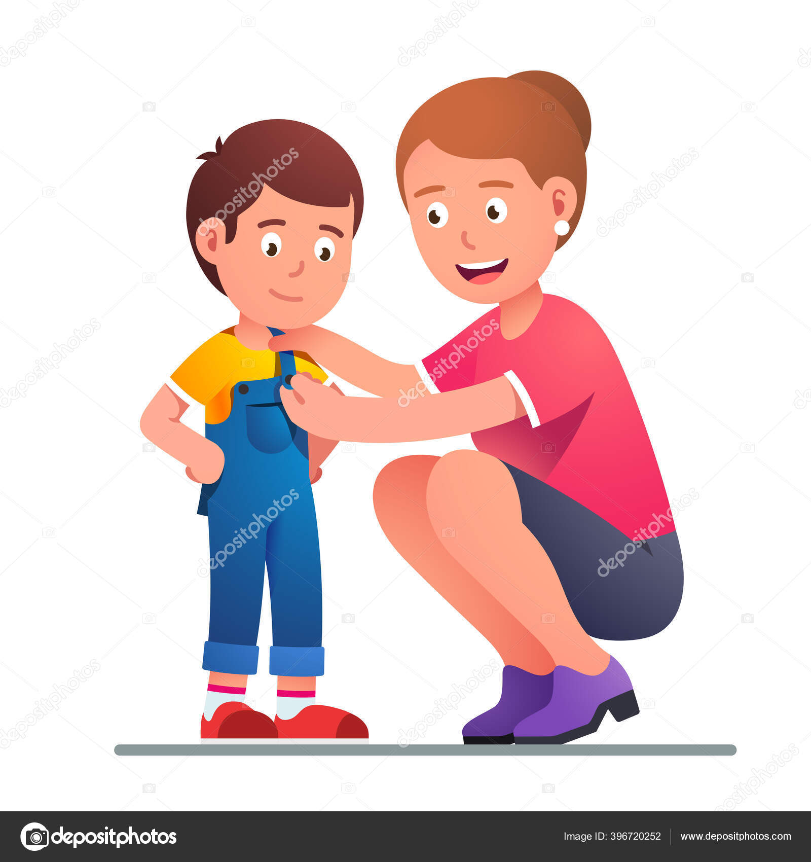 Mother Helping Boy Son To Dress Up Stock Vector Image By C Iconicbestiary Mother Helping Boy Son To Dress Up Stock Vector Image By C Iconicbestiary