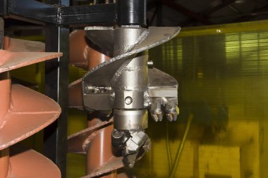 Delme operasyonları üretim için yeni matkap kafası. Delme İnşaat