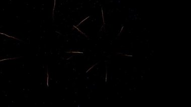 mükemmel zamanlanmış havai fişek