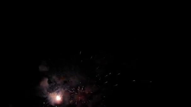 Finale des Feuerwerks — Stockvideo