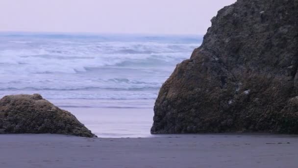 Capas distantes de olas — Vídeos de Stock