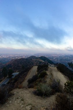 Vadinin yamaç yürüyüşü Trail görünümü