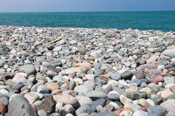 黒海の小石のビーチ — ストック写真