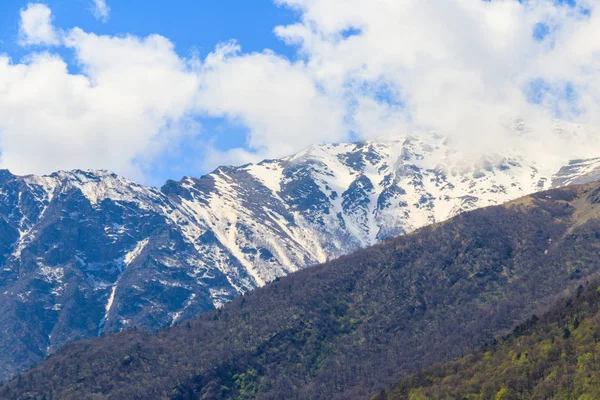 Θέα Στα Βουνά Του Καυκάσου Στη Γεωργία — Φωτογραφία Αρχείου