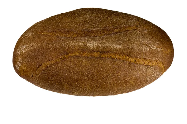 Žitný Chléb Izolované Bílém Pozadí — Stock fotografie