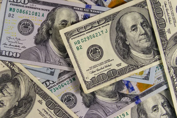 Yüz dolarlık banknotların arka planı