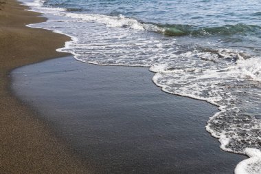 Siyah Manyetik kum plaj, Karadeniz Ureki, Gürcistan