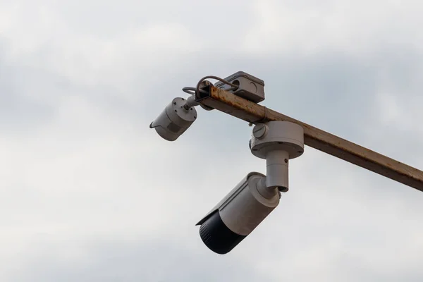 Kamera Monitoringu Lub System Cctv Urządzenie Nagrywania Wideo Celu Ochrony — Zdjęcie stockowe