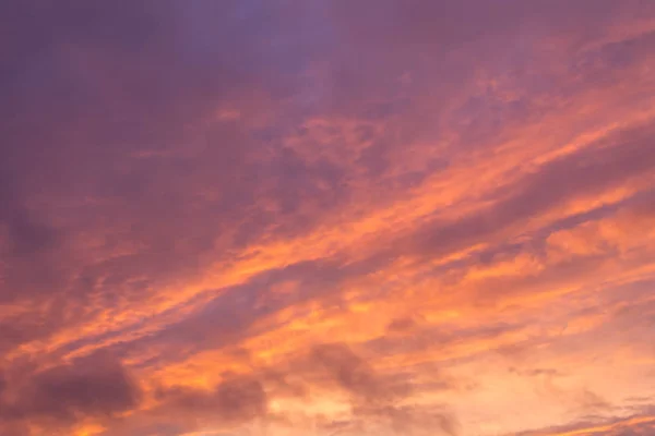 美しいカラフルな夕日の空 自然背景 — ストック写真