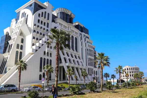 Batumi Acara Gürcistan Mayıs 2018 Modern Orbi Deniz Towers Apart — Stok fotoğraf